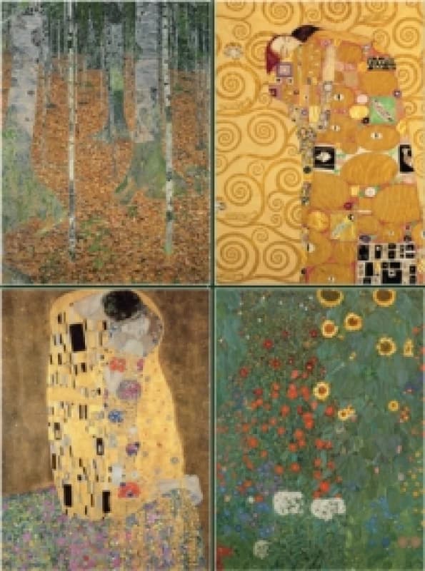 Set of Four Magnetic Notepads: KLIMT. Paperback. By Peony Press Books