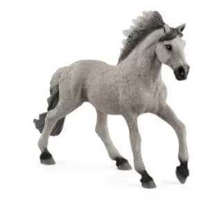 Schleich Farm World Sorraia Mustang Stallion Toy Figure- Grey