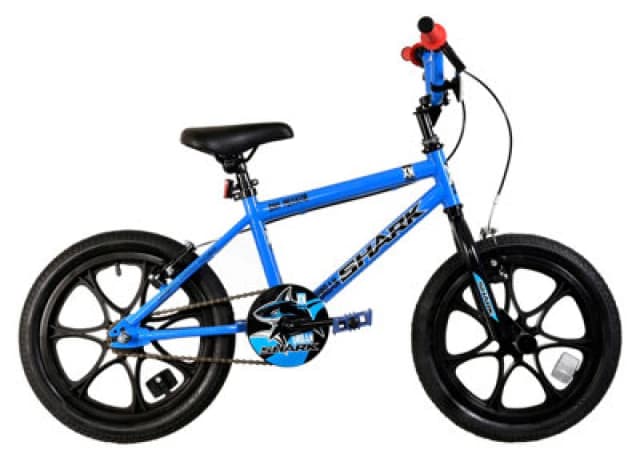 XN Urban Shark 16" Kids BMX Bike Blue unisex
