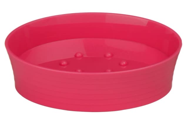 Premier Housewares ABS Bathe Plastic Soap Dish Pink