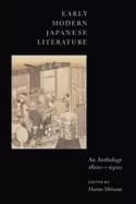 early modern japanese literature an anthology 1600 1900