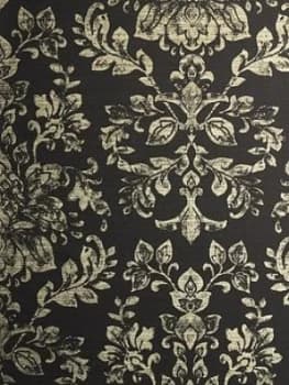 Arthouse Kyasha Black/Gold Wallpaper