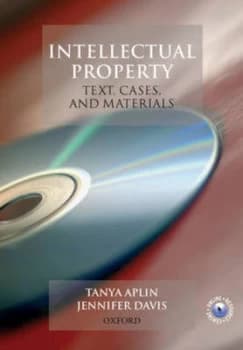 Intellectual Property Law by Tanya Aplin Paperback