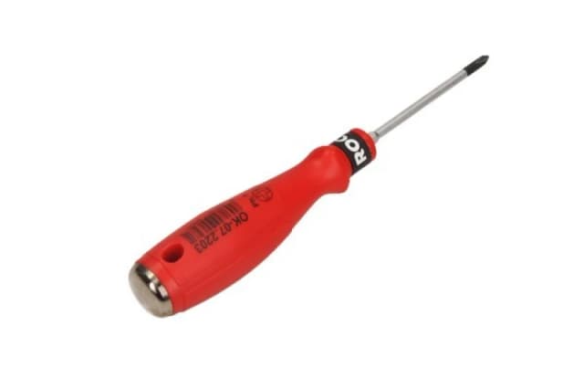 ROOKS OK-07.2203 Screwdriver Length: 80mm, Spanner Size: PH1 Chrome Vanadium Steel Screwdriver (4694)