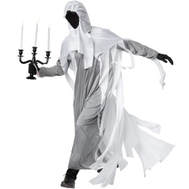 Tectake Spooky Ghost Costume 302768 - Black/white S