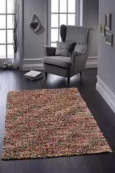 Origins Rocks Shaggy Wool Rug - Size: 80x150cm