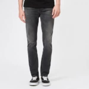 Nudie Jeans Mens Lean Dean Straight Jeans - Mono Grey - W30/L34 - Grey