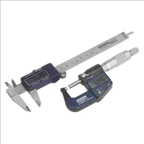 Genuine SEALEY AK9637D Digital Measuring Set 2pc