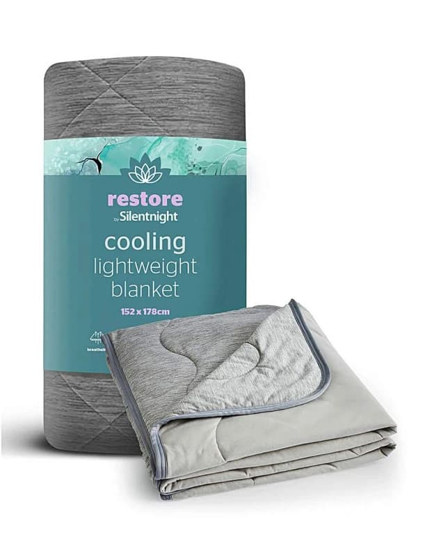 Silentnight Silentnight Restore Cooling Blanket Grey Grey - Silentnight - Size: 200x200 Grey 200x200 XW33301