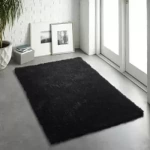 Chicago Black 140cm x 200cm Rectangle - Black