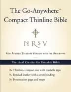 nrsv the go anywhere compact thinline bible with the apocrypha bonded leath