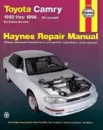 toyota camry 1992 thru 1996 and avalon haynes repair manual