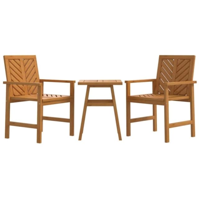 VIDAXL 3 Piece Garden Lounge Set Solid Wood Acacia Vidaxl 362230