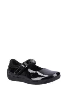 Hush Puppies Marcie Patent Junior Leather Shoes