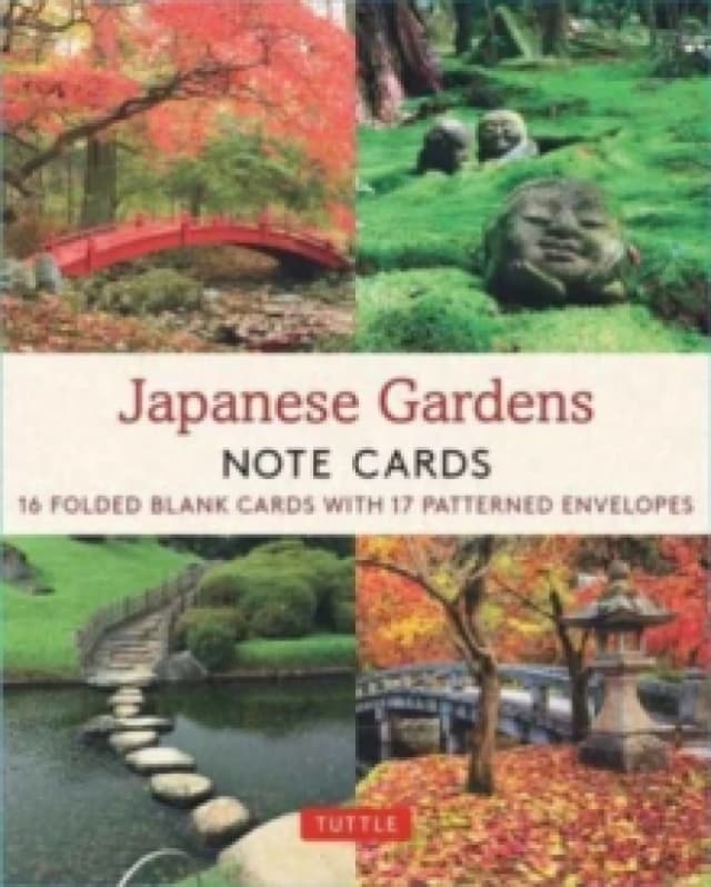 Japanese Gardens, 16 Note Cards. Miscellaneous print. By Tuttle Studio Books
