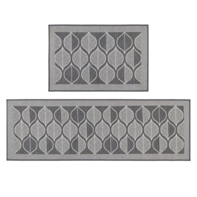 JVL JVL Expression Machine Washable Entrance Doormat a Door Mats Size: Mat, Grey 72511102000