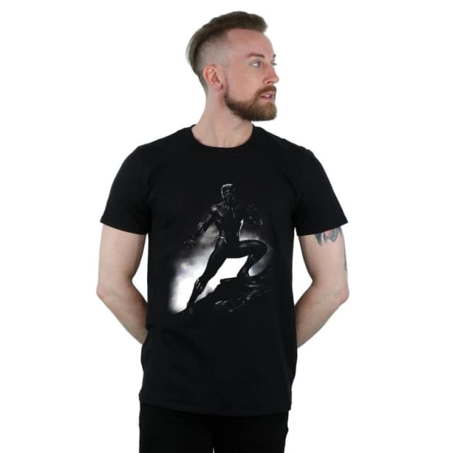 Marvel Marvel Men Black Panther Standing Pose T-Shirt Size: Small Black S Male 5057864300185