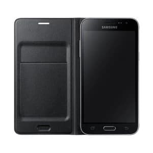 Samsung EF-WJ320PBEGWW Galaxy J3 2016 Flip Wallet Cover - Black