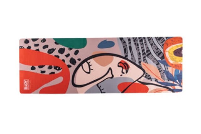 Body Sculpture Tpe Yoga Mat - Abstract It's Ideal For Pilates, Yoga And Aerobic Exercises.
