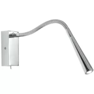Madison - 1 Light Indoor Wall Light Chrome - Endon