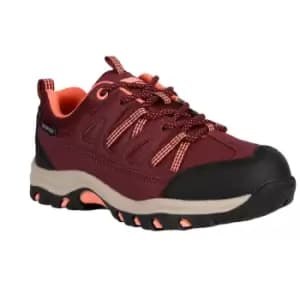Trespass Childrens/Kids Gillon II Walking Shoes (4 UK) (Burgundy)