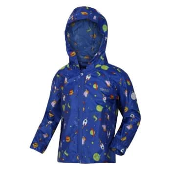 Regatta Peppa Pig Waterproof & Breathable Pack-It Jacket - Surf Spray