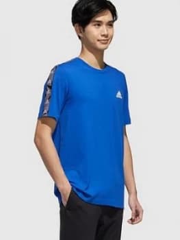 Adidas Essential Tape T-Shirt - Blue