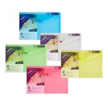 Snopake Polyfile Asstorted Foolscap Pack of 5
