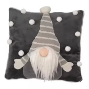 Three Kings Gonkert Cushion - Grey