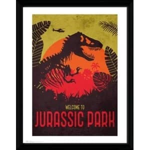 Jurassic Park - Silhouette Collector Print