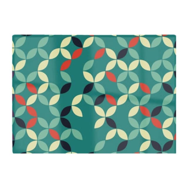 Warren Reed Designer Geometric Pattern Design Glass Chopping Board