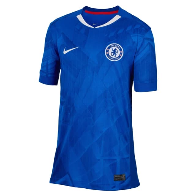 Nike Chelsea Home Shirt 2025 2026 Juniors Blue/White male 7-8 (S)