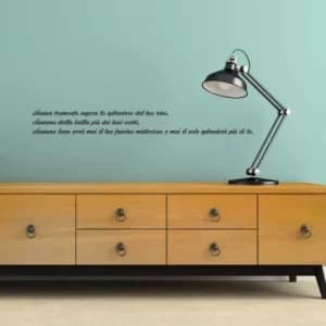 YS4-14 Black Decorative Wall Sticker