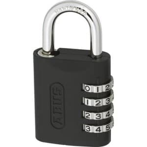 ABUS 158KC Series Combination Open Shackle Padlock With Key Over-Ride