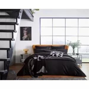 Ted Baker Plain Dye Cotton Duvet Cover - Black
