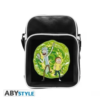 Rick And Morty - Portal- Vinyl Small Messenger Bag