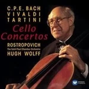 C.P.E. Bach, Vivaldi, Tartini: Cello Concertos (Music CD)