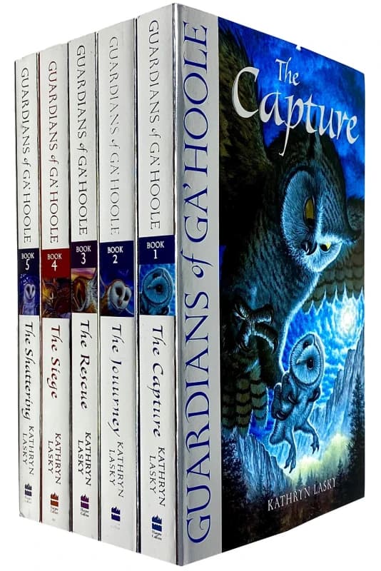 Guardians Of Ga'hoole Series Books 1-5 Collection Set by Kathryn Lasky Paperback Kathryn Lasky Books