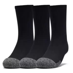 Under Armour Heatgear Crew 3pk 99 - Black
