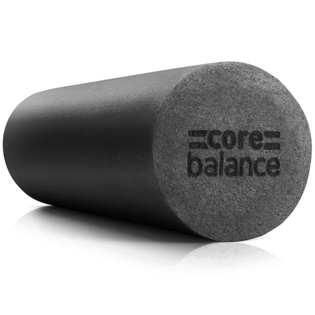 Core Balance Foam Roller 45cm Medium Density Muscle Massage Fitness Gym Physio Black