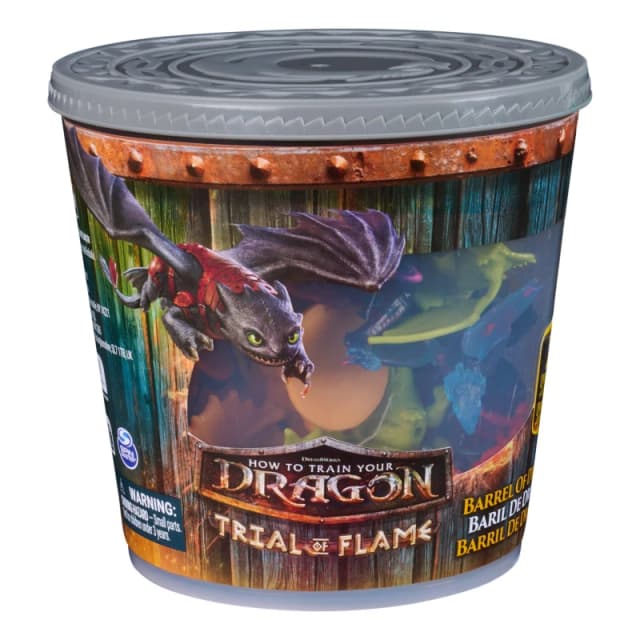 HTTYD World of Berk: Trial of Flame Barrel of Dragons Set Multi male One Size