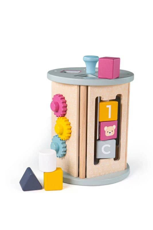 Bigjigs Toys Rolling Activity Centre Baby Blue unisex