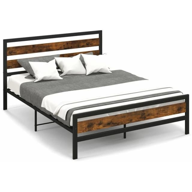 COSTWAY 5-Tier Garage Storage Shelves Heavy Duty Metal Storage Shelving Unit 90 x 29 x 183cm Black