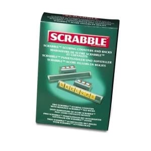 Scrabble Scoring Markers & Racks Board Game