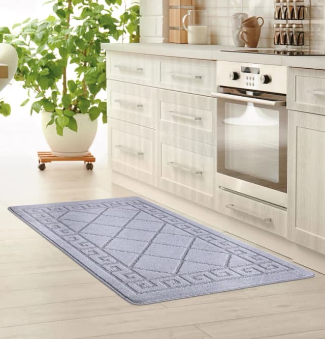 Smart Living Smart Living Tribela Heavy Duty Machine Washable Hallway Kitchen Non Slip Door Mat in Dark Grey Size: 80cm x 300cm Dark Grey 80cm x 300