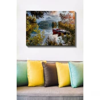 Kanvas Tablo (70 x 100) - 38 Multicolor Decorative Canvas Painting
