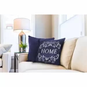 Emma Barclay Pair Amor Home Cushion Cover Navy