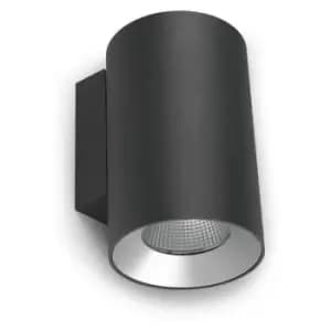 LEDS C4 Cosmos Wall Fixture o106 Double Emission Outdoor LED Up Down Light Small Urban Grey IP55 IK 4000K