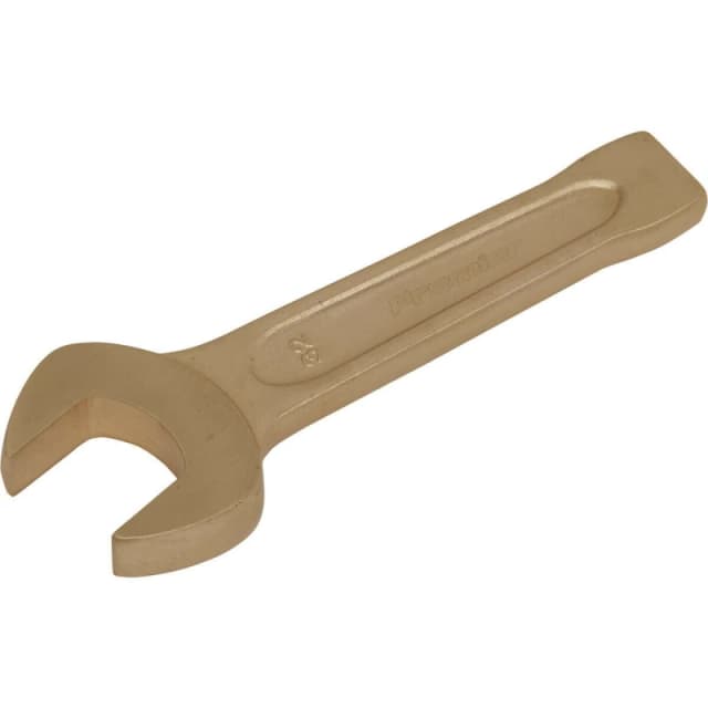 Loops 32mm Open-End Slogging Spanner - Non-Sparking - Short Profile Striking End Multi