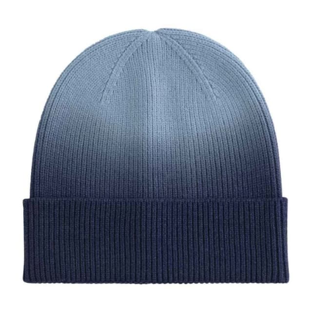 Beechfield Mens Dip Dye Beanie in Navy Navy Male One Size